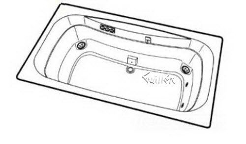 Jacuzzi D560000; Signa (R); 1995 Builder Series Whirlpool (RH) right hand Flange 4 HTC /2 BMH jets .75 hp / 1.5 hp pump motor 10.0 amp 115 volt 15 amp technical part breakdown owner manuals Specifications Catalog   7012000