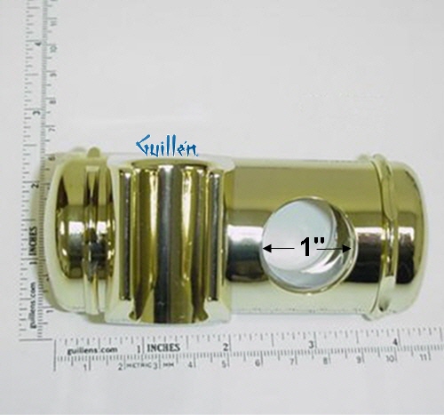 Jacuzzi D863829;; Handheld bracket hand shower for slide bar; in Bright Brass