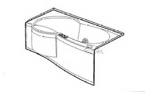 Jacuzzi D950000; Sienna (R); 1994 Designer Series Whirlpool (LH) left hand 2 HTA / 2 HTC jets .75 hp / 2.0 hp pump motor 10.0 amp 115 volt 15 amp technical part breakdown owner manuals Specifications Catalog   E851000; D951000; U306; U307