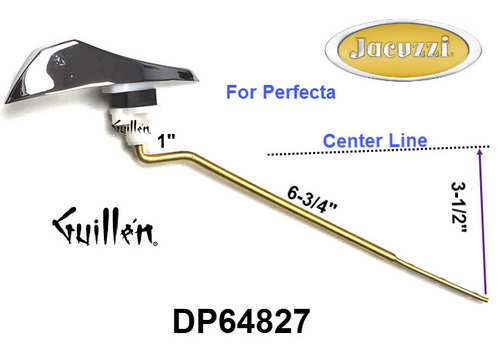 Jacuzzi DP64827; Perfecta; Perfecta trip lever assembly crm MM97; in Chrome; MM97000