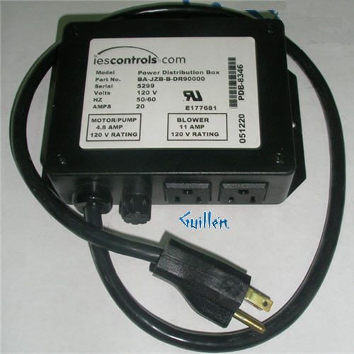 Jacuzzi DR90000;; J box 115 vac fused; Unfinish