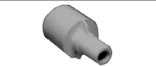 Jacuzzi DT51000;; 1/2" spigot x 3/8" barb adapter; Unfinish