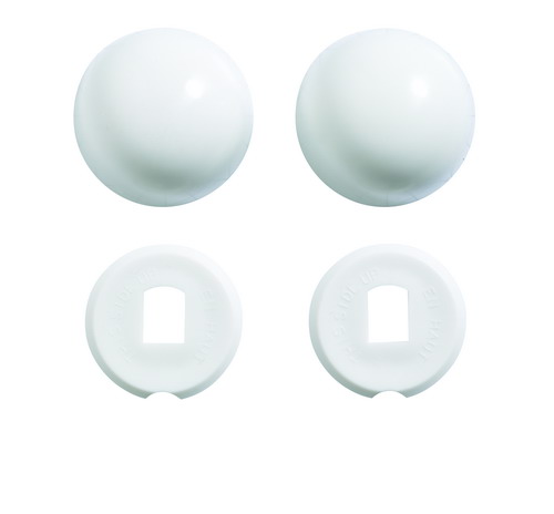 Jacuzzi DZ52959; Perfecta Era; toilet bowl bolt caps; in White   dz52000