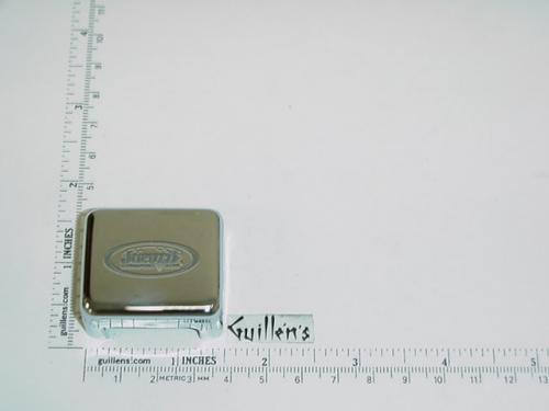 Jacuzzi E002827;; Sensor housing with logo; in Chrome; Discontinued Product