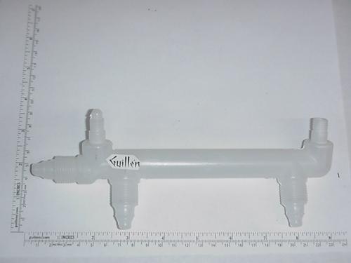 Jacuzzi E101000; J Dream 90 / J 100 / J Corner; Manifold nylon 5 offset port for pump discharge; Unfinish; Discontinued Product