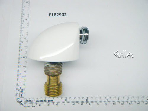 Jacuzzi E182902;; 1/2" 90 degree elbow for shower hose; in White   E354902; E354959