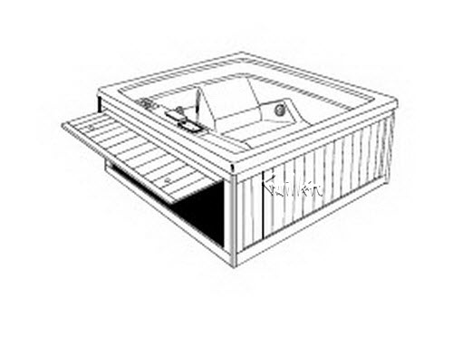 Jacuzzi E400000; Vectra II (R); 1995 Spa Premier Collection Series Whirlpool Spa w/ Electronic Controls 4 AMH jets 2.0 hp / 2 speed pump motor 115 volt 20 amp / 230 volt 50 amp filter 25 sq heater 5.5 kw /1.25 technical part breakdown owner manuals Specifications Catalog   G790000