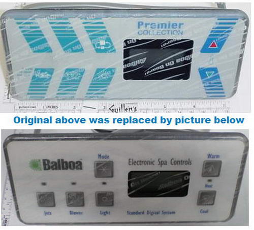 Jacuzzi F104000;; Digital control top panel; Unfinish; Discontinued Product