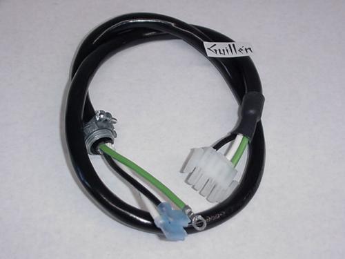 Jacuzzi F122000;; Cord assemby with plug snap in jet motor 36"long; Unfinish