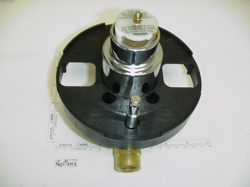 Jacuzzi F924827; Optica; Tub and shower valve with push button diverter; in Chrome; Discontinued Product - Use Replacement Parts