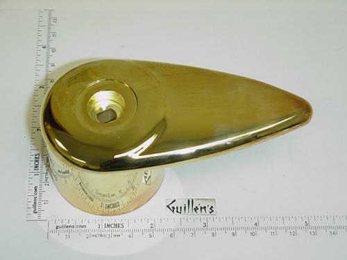 Jacuzzi F928829; Optica; Handle teardrop shower; in Bright Brass   C998829; Discontinued Product - Use Jacuzzi C998829