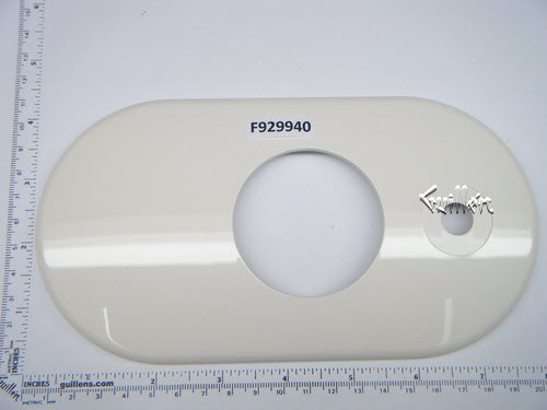 Jacuzzi F929940;; Faceplate mixer/diverter; in White; Discontinued Product