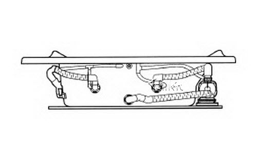 Jacuzzi F934000; Capella (R); 1995 Builder Series Whirlpool Bath (RH) 4 HTC / 3 BMH jets .75 hp / 1.5 hp pump motor 10.0 amp 115 volt 15 amp technical part breakdown owner manuals Specifications Catalog   G646000B