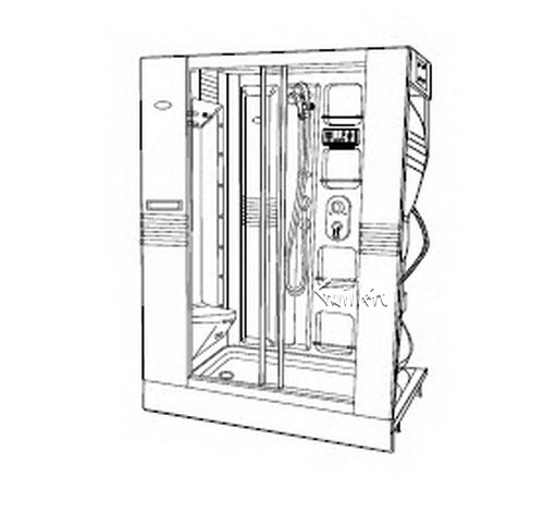 Jacuzzi F986000; J-Dream II (R); 1994 J-Dream (R) Series Brass/Colors .5 hp pump motor 3.1 amp 230 volt 15 amp (3wire) technical part breakdown owner manuals Specifications Catalog   E855000