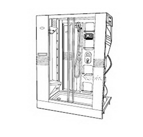 Jacuzzi F987000; J-Dream II (R); 1994 J-Dream (R) Series W/Stereo Chrome/Colors .5 hp pump motor 3.1 amp 230 volt 15 amp (3wire) technical part breakdown owner manuals Specifications Catalog   E855000