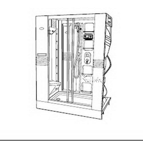 Jacuzzi F988000; J-Dream II (R); 1994 J-Dream (R) Series W/Stereo Brass/Colors .5 hp pump motor 3.1 amp 230 volt 15 amp (3wire) technical part breakdown owner manuals Specifications Catalog   E855000