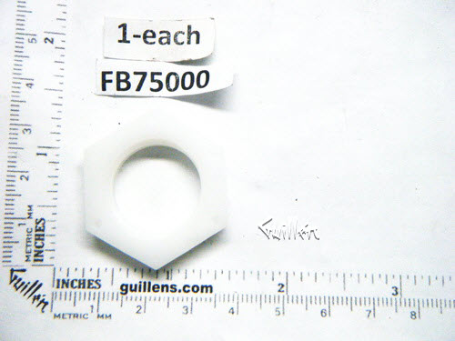 Jacuzzi FB75000; Ristorre; nut hex shower arm ec30 / ec31; in Unfinish