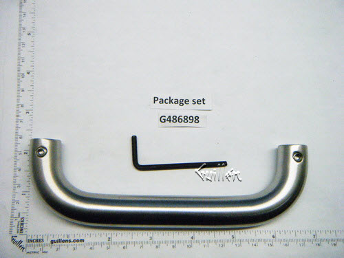 Jacuzzi G486898;; Handle bath bch; in Brushed Chrome
