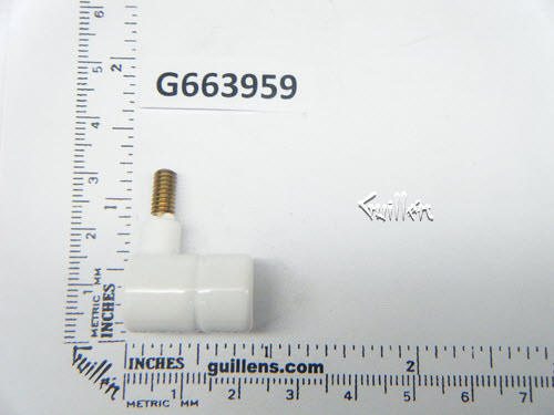 Jacuzzi G663959;; Hinge female closet door; in White    E087000