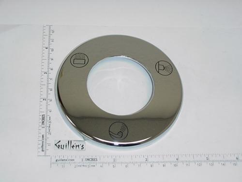 Jacuzzi G787827;; Diverter transfer valve escutcheon; in Chrome