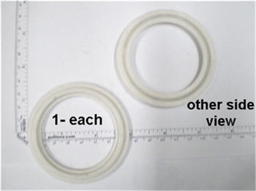 Jacuzzi G947000;; 2" heater and heater blank gasket (suction); Unfinish