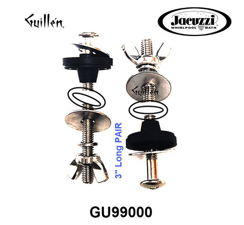 Jacuzzi GU99000;; Toilet tank to bowl bolts kit; in Unfinish