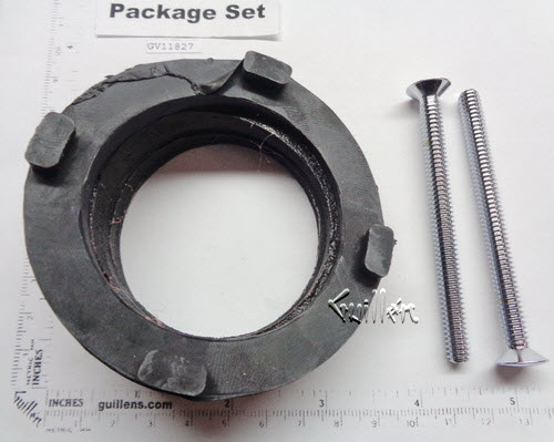 Jacuzzi GV11827; Era; Overflow gasket kit; in Chrome