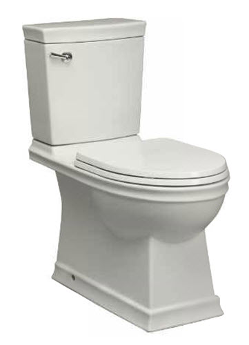 Jacuzzi GV80; Prestige; two piece high efficiency toilet 1.28 GPF/17" technical breakdown manuals specifications catalog