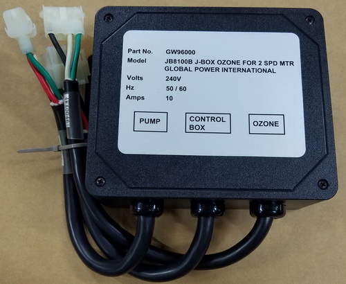 Jacuzzi GW96000; Designer V; control box eletronic J-box ozone 240 volt 50 / 60 hz amps 10; Unfinish   EK63000
