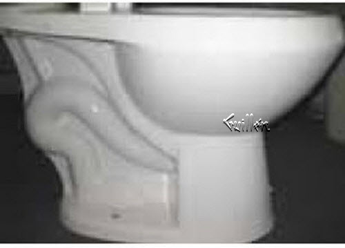 Jacuzzi GX34959; Perfecta; Bowl toilet round front; in White; Discontinued Product