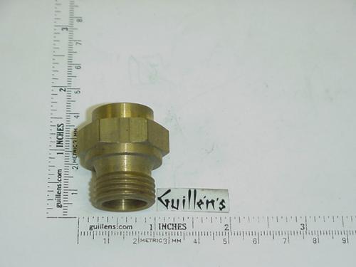 Jacuzzi H107000;; 1/2" Reverse NIP x 1/2" sweat adapter for transfer diverter valve in brass; Unfinish