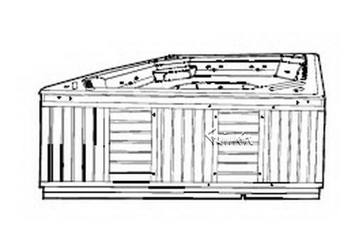 Jacuzzi H500000; Z120 / 320; 1998 Echo (R) Series Whirlpool Spa 12 BMH jets 2.0 hp / 2 Speed pump motor 115 volt 20 amp / 230 volt 50 filter 25 sq heater 1.4 kw / 5.5 technical part breakdown owner manuals Specifications Catalog   J892000E