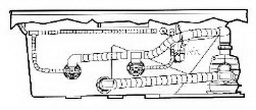 Jacuzzi H528000; Alena 5 (R); 1996 Builder Series Whirlpool skirt LH left hand 4 HTC / 2 BMH jets .75 hp / 1.5 hp pump motor 10.0 amp 115 volt 15 amp technical part breakdown owner manuals Specifications Catalog   K398000