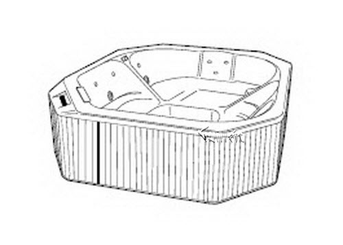 Jacuzzi H880000; Lexus Plus (R); 1997 Spa Platinum Series Whirlpool Spa 5 HTC / 16 BMH jets 2.0 hp / 2.0 hp pump motor 230 volt amp 50 amp(4 wire) filter 50 sq heater 5.5 kw technical part breakdown owner manuals Specifications Catalog   K848000A