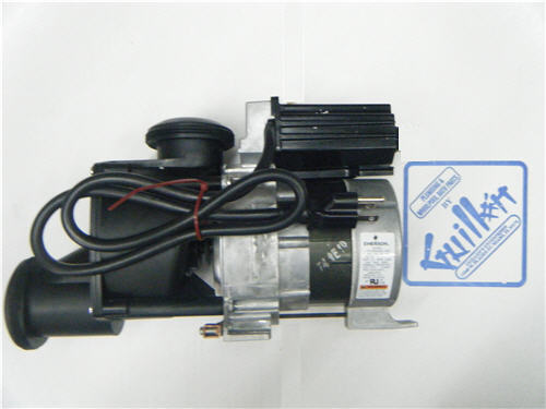 Jacuzzi HB26000; J pump; motor and ump 7 amp 115 - 120 volt vac 60 hz without air switch 13-1/8"L x 4-1/4"W x 7"H; in unfinish   ED 2000; ED60000; K37GWBTY-754