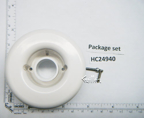 Jacuzzi HC24940; BMH Jet; kit insert repair assembly with screw; in White