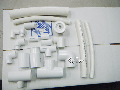 Jacuzzi HC32940; Power Pulse; Jet Assembly includes retro-fit pipe and lock nut; in White