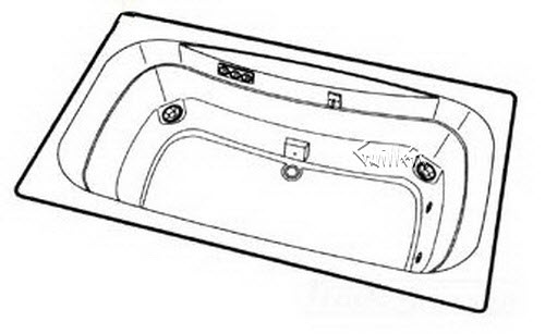 Jacuzzi J853000; Signa 6 (R); 1998 Builder Series Whirlpool bath RH right hand 4 flanged b1 2 HTC / 2 BMH jets 10.0 amp 115 volt technical part breakdown owner manuals Specifications Catalog   N948000