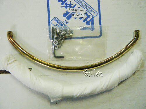 Jacuzzi K384829; ; bail sur rail; in Bright Brass; Discontinued Product