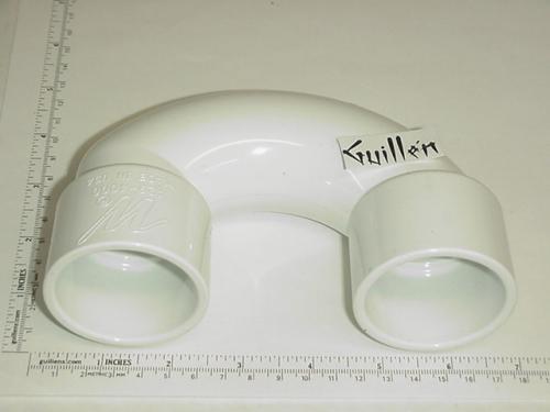 Jacuzzi K449000;; 1 1/2"" x 1 1/2"" pvc U bend fitting sxs; Unfinish; Discontinued Product