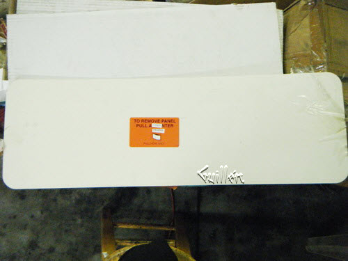 Jacuzzi K832969; Capella 55; Skirt access panel assembly 33 3/8" long x 10 7/8" wide; in Oyster; Discontinued Product