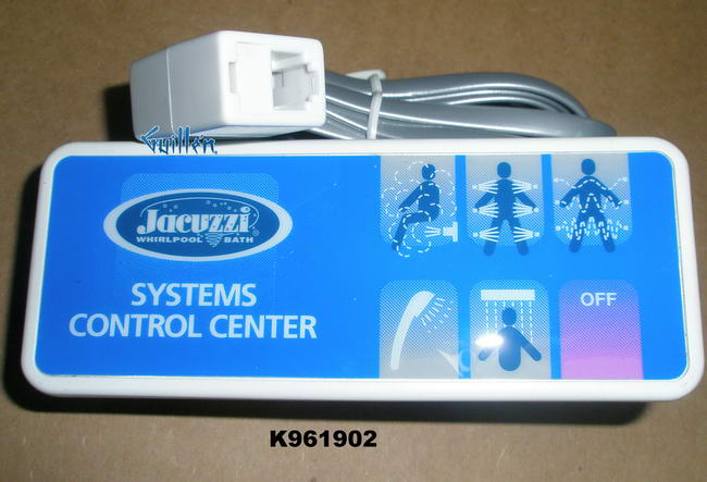 Jacuzzi K961902; J Dream; Control panel; in White ; Discontinued Product