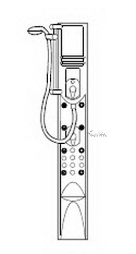 Jacuzzi M010000; Stylos (R); 1998 Shower Series shower system 1998 technical part breakdown owner manuals Specifications Catalog   M056000D