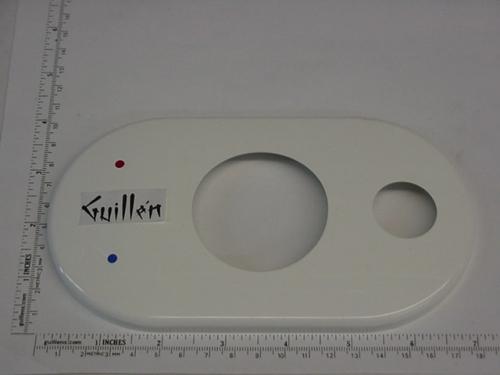 Jacuzzi M031959;; Faceplate trim mixer and diverter; in White; Discontinued Product