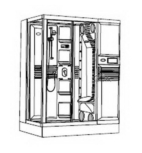 Jacuzzi M167000; J-Dream (R); 2000 J-Dream (R) Series LH left hand corner 230 volt 20 amp (4-wire) technical part breakdown owner manuals Specifications Catalog   M507000B