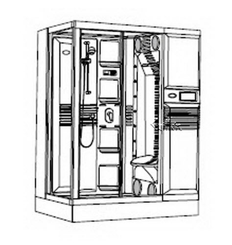 Jacuzzi M171000; J-Dream (R); 2000 J-Dream (R) Series RH right hand corner 230 volt 20 amp (4-wire) technical part breakdown owner manuals Specifications Catalog   M507000B