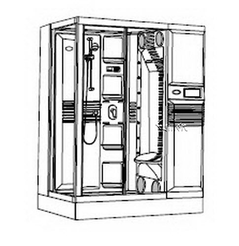 Jacuzzi M173000; J-Dream (R); 2000 J-Dream (R) Series RH right hand niche 230 volt 20 amp (4-wire) technical part breakdown owner manuals Specifications Catalog   M507000B