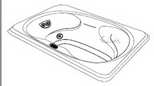 Jacuzzi M240000; Bellavista 6 (R); 1998 Designer Series Whirlpool LH left hand 4 HTA / 6 BMH jets 1.5 hp / 3.0 hp pump motor 16.0 amp 115 volt 20 amp heater 115V 15 AM technical part breakdown owner manuals Specifications Catalog   M977000A; M241; BM26; Y850; U318; DY75; BB16; BT65; DB05; DB11