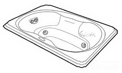 Jacuzzi M250; Bellavista 5 (R); 2005 Whirlpool bath Luxury Collection 60 x 42 x 26 motor 120 volt 16 amp jets 2 AccuPro 4 PowerPro 4 Spinning gallons 80 Incandescent light technical part breakdown owner manuals Specifications Catalog