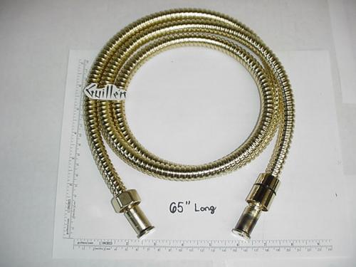 Jacuzzi M427829;; 69"" handheld shower hose; in Bright Brass; Discontinued Product - Use D585829